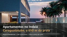 Apartamentos no Indai�, Caraguatatuba: Seg�via Residencial a 650 m da praia